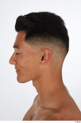 Head Hair Man Asian Slim Street photo references